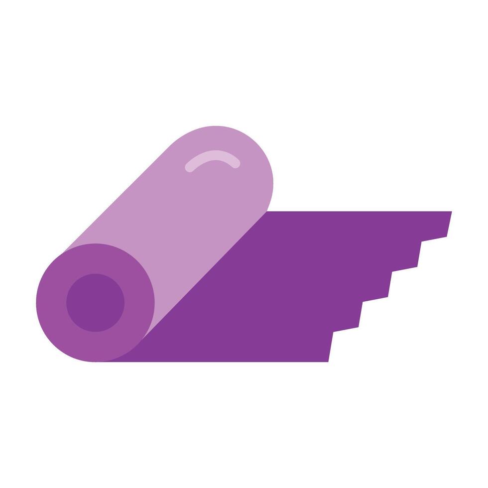 Yoga Mat Icon Design vector