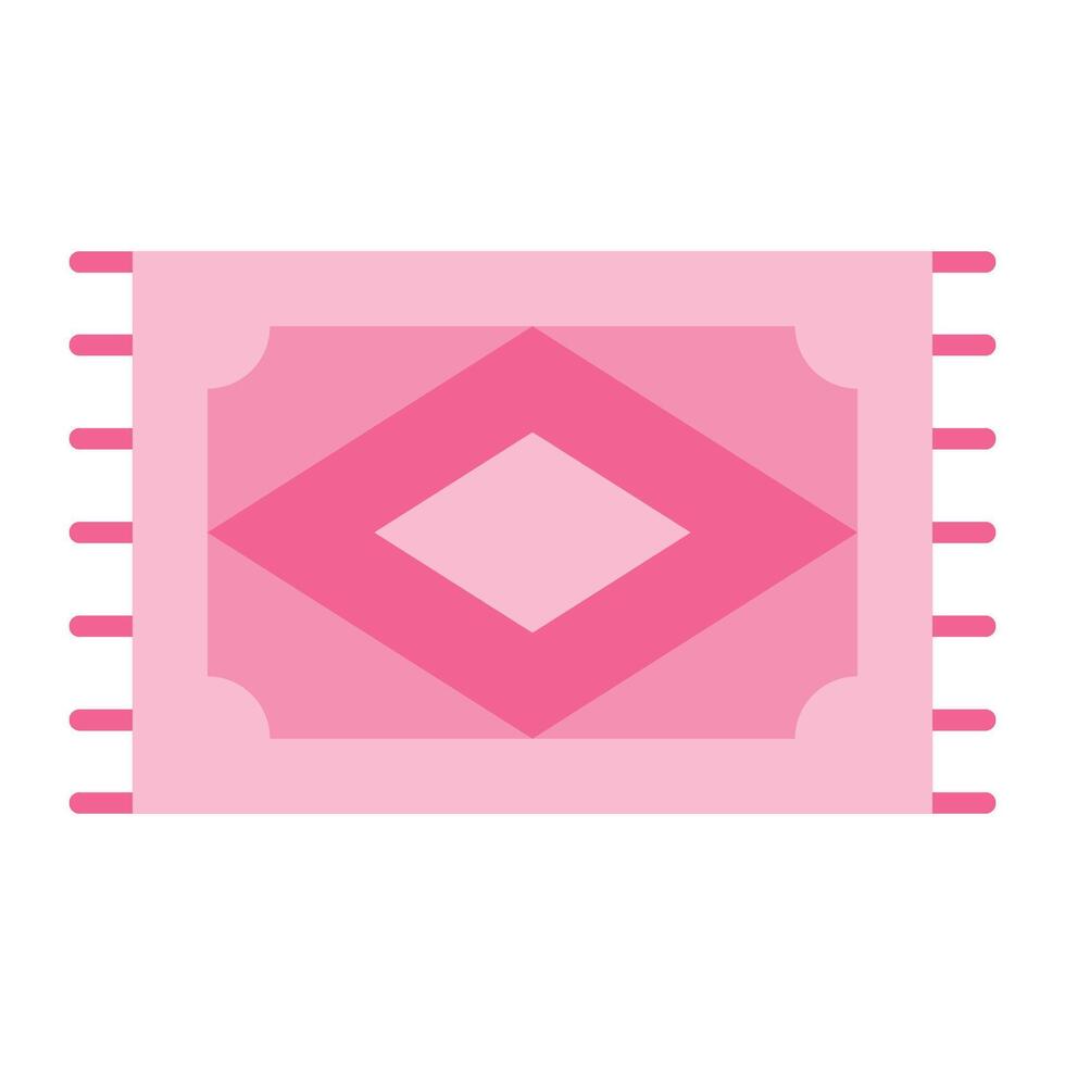 Bath Mat Icon Design vector