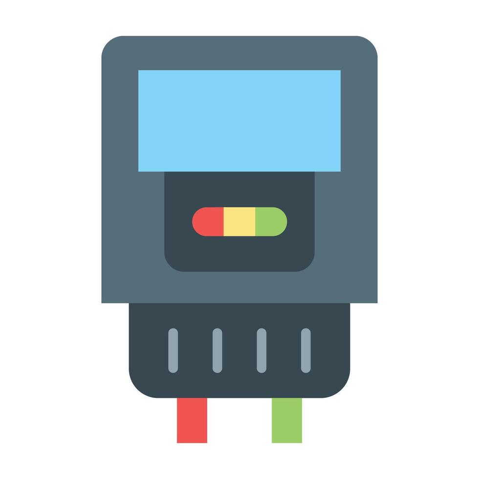 Electric Meter Icon Design vector