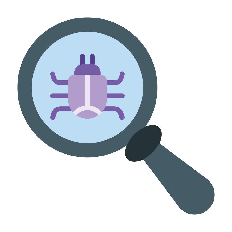 Debug Icon Design vector