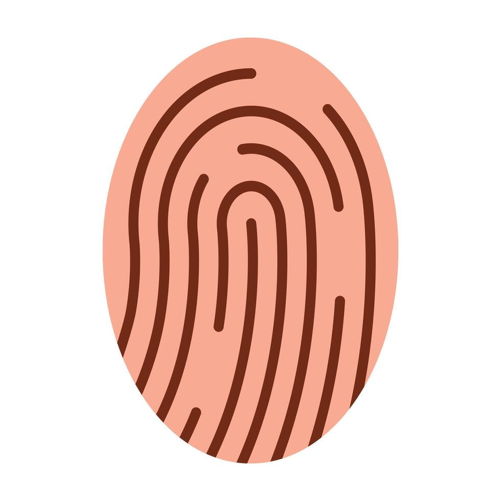 Fingerprint Icon Design vector