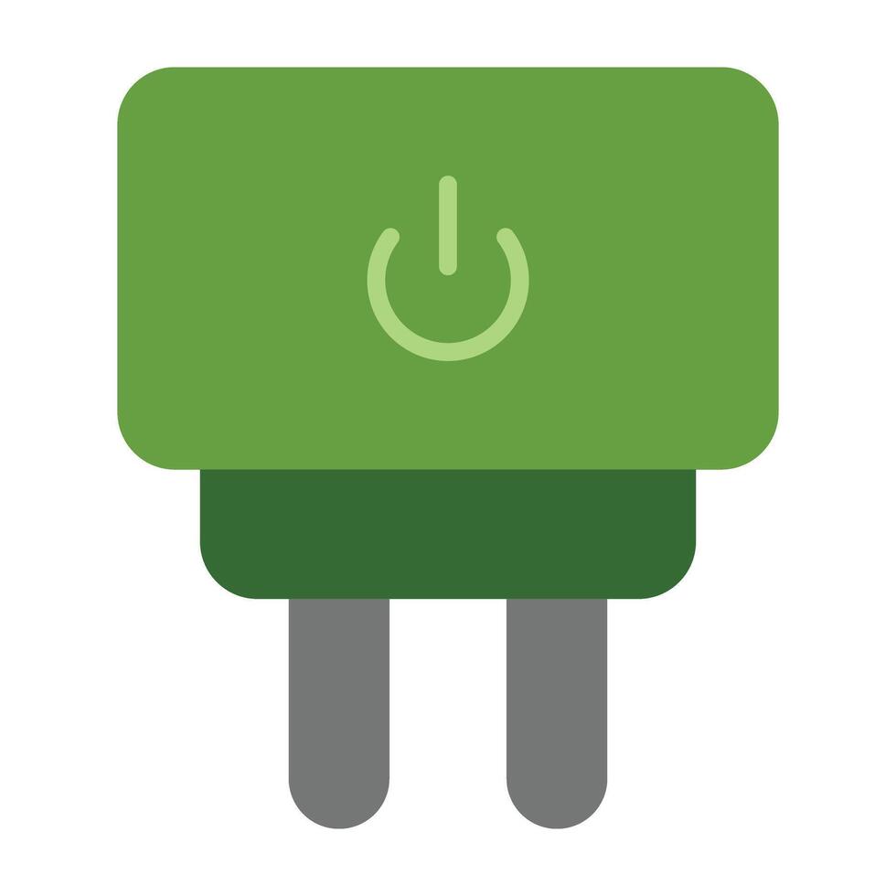 Smart Plug Icon Design vector
