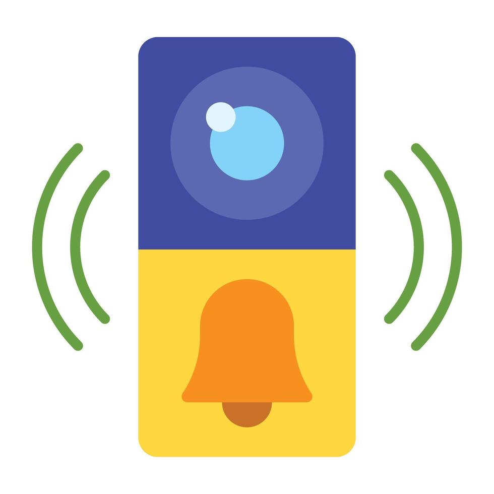 Doorbell Icon Design vector