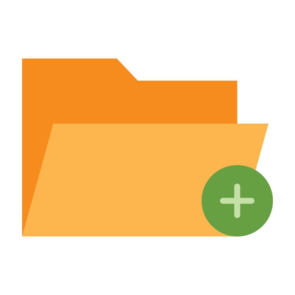 New Folder Icon Design vector