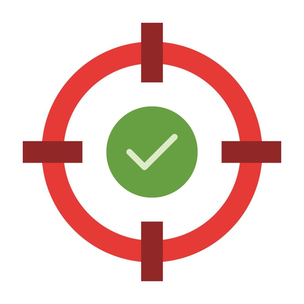 Target Icon Design vector