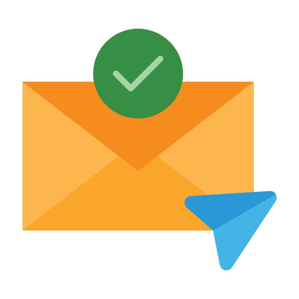 Send Mail Icon Design vector