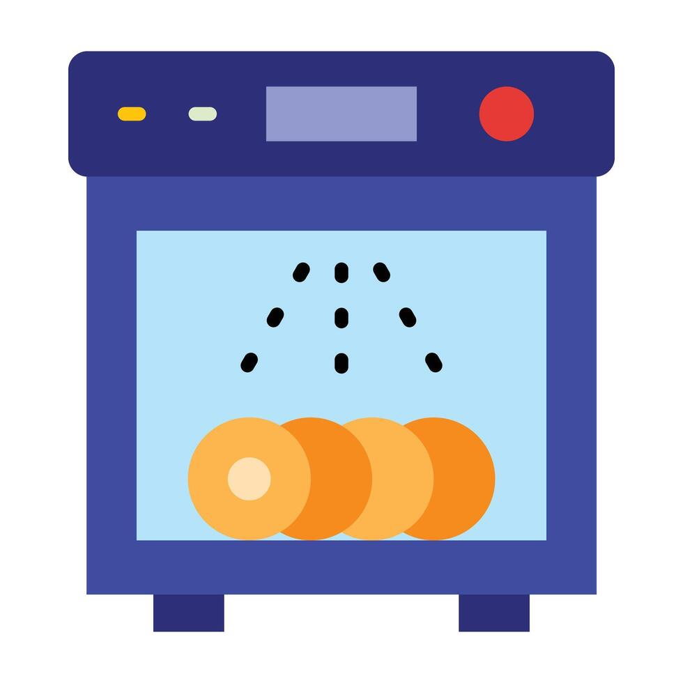 Dishwasher Icon Design vector