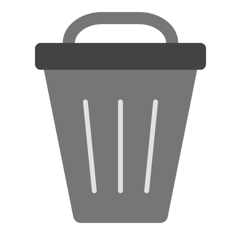 Trash Can Icon Design vector