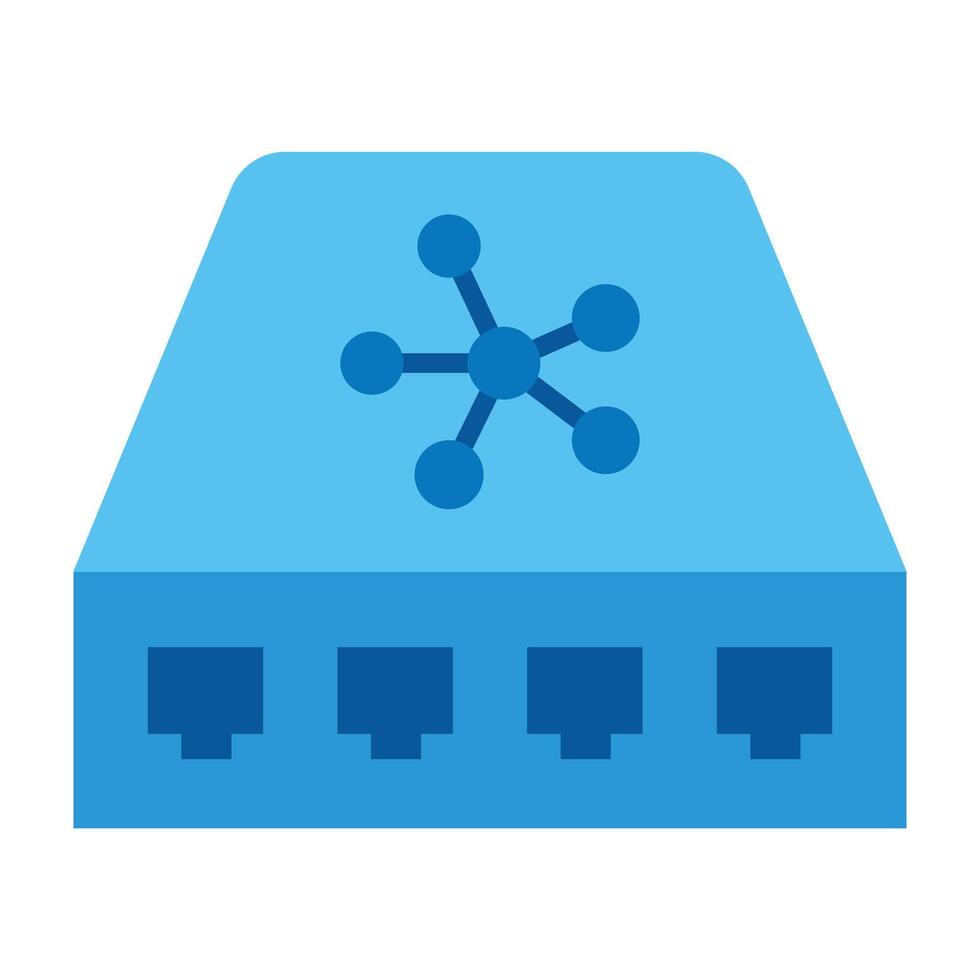 Hub Icon Design vector