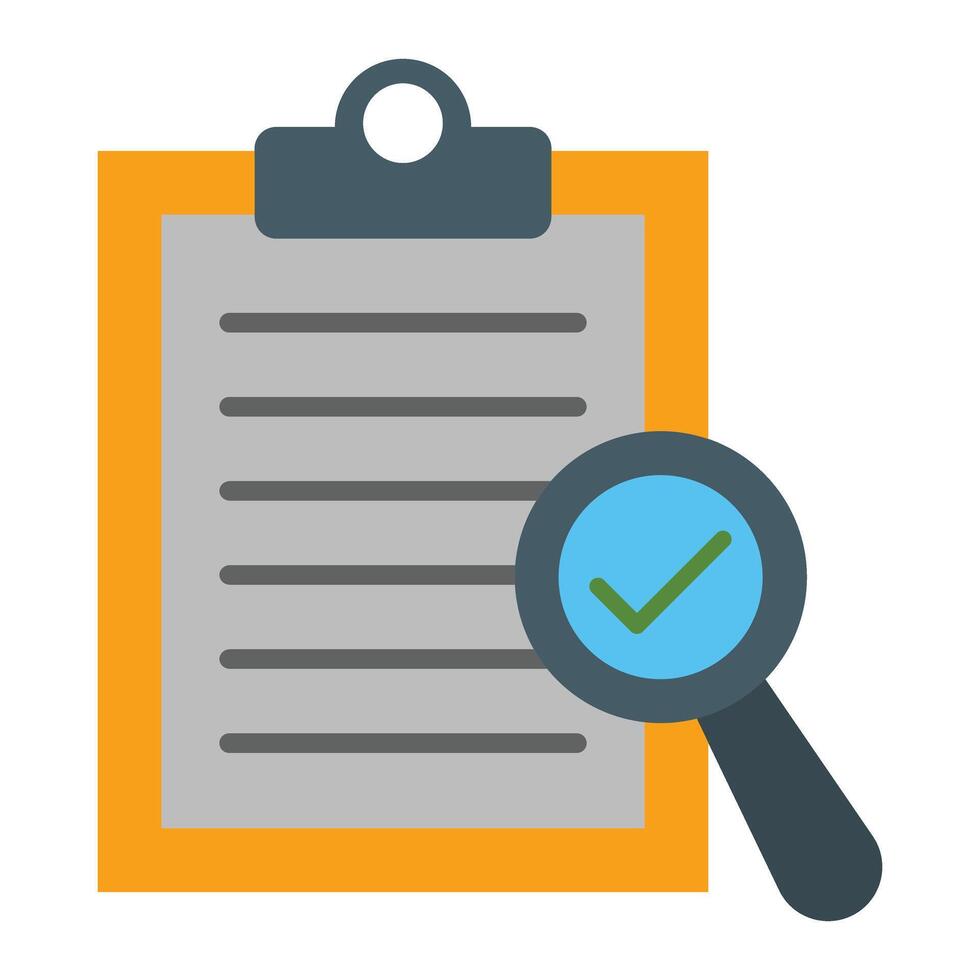 Audit Log Icon Design vector