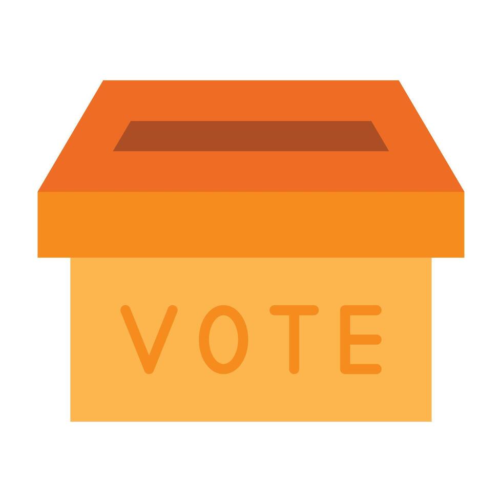 Voting Box Icon Design vector