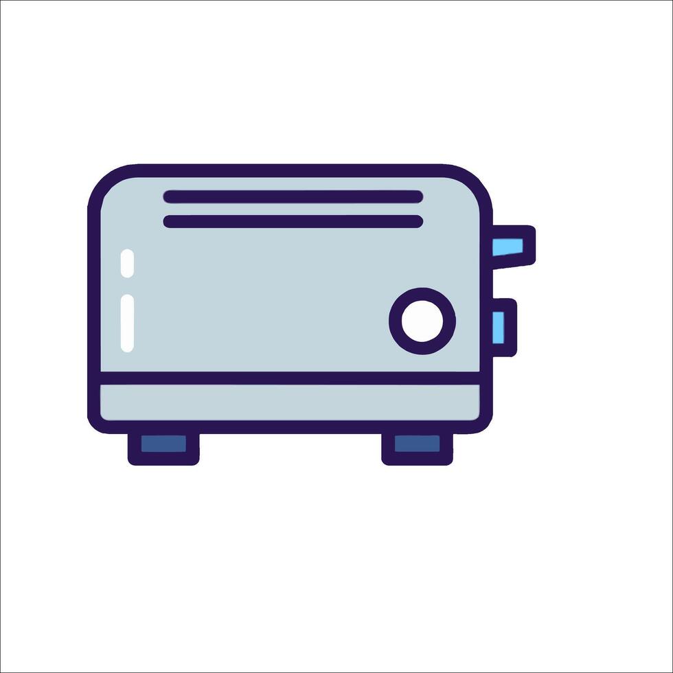 Toaster icon illustration vector