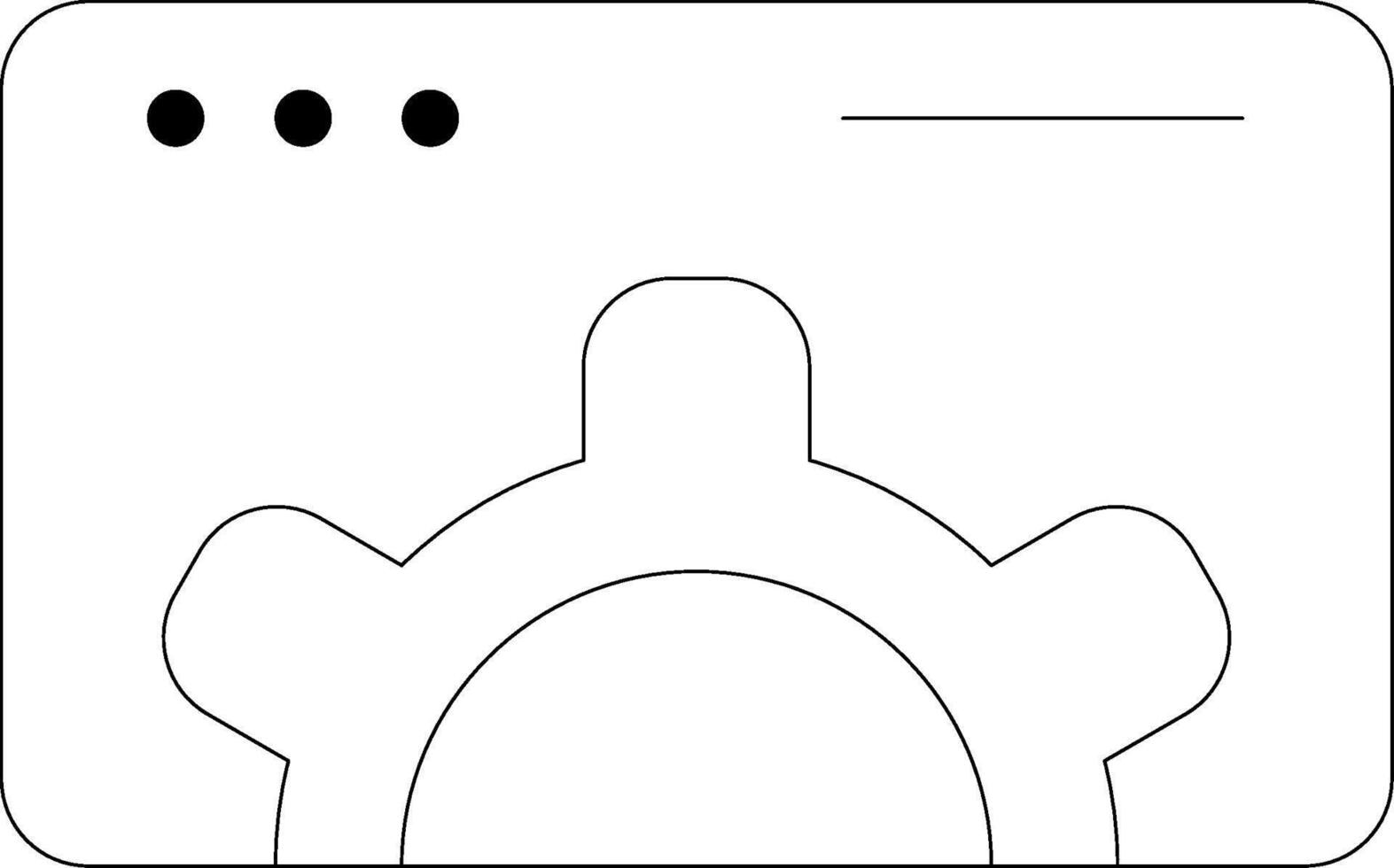 Web Optimization Line Icon vector