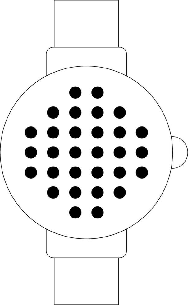 Smart Watch Line Icon vector