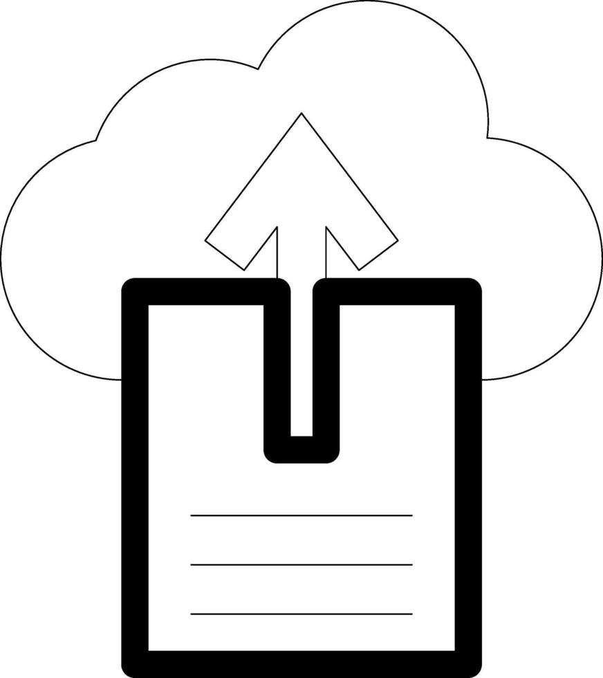Parcel Line Icon vector