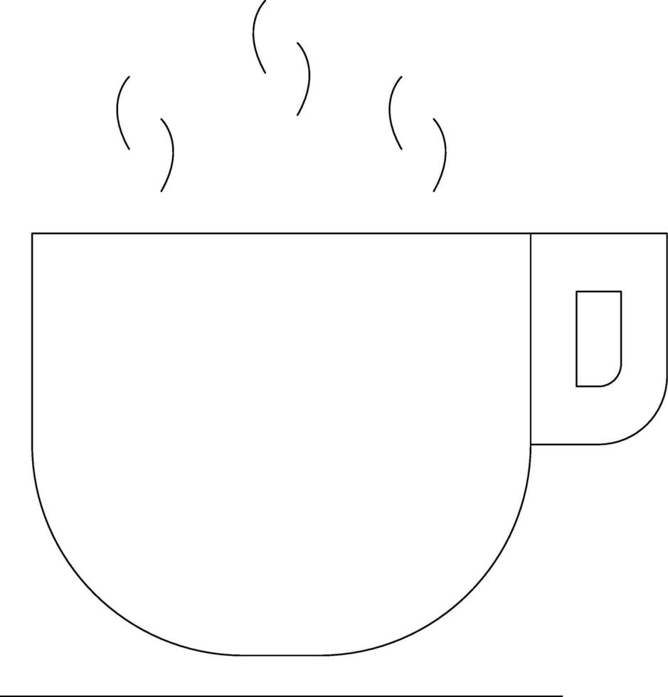 Coffee Line Icon vector