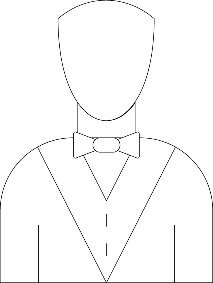 Crouper Line Icon vector