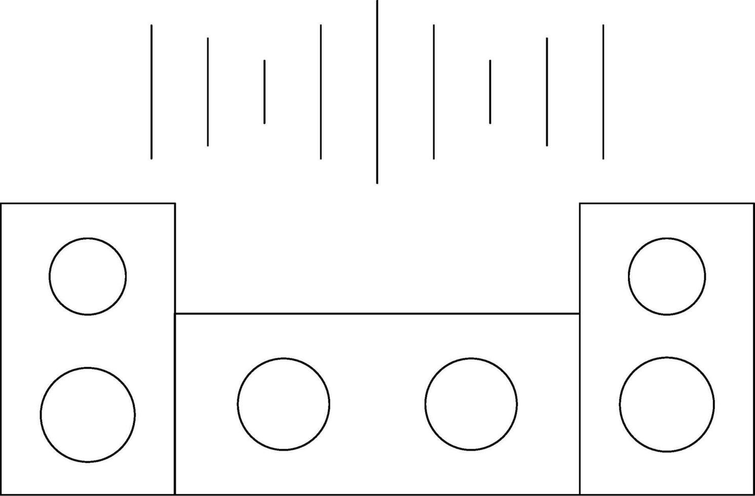 Dj Mixer Line Icon vector