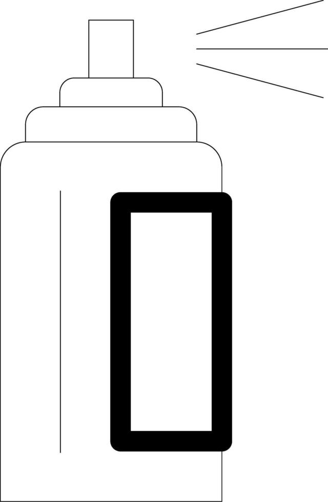 Spray Can Line Icon vector