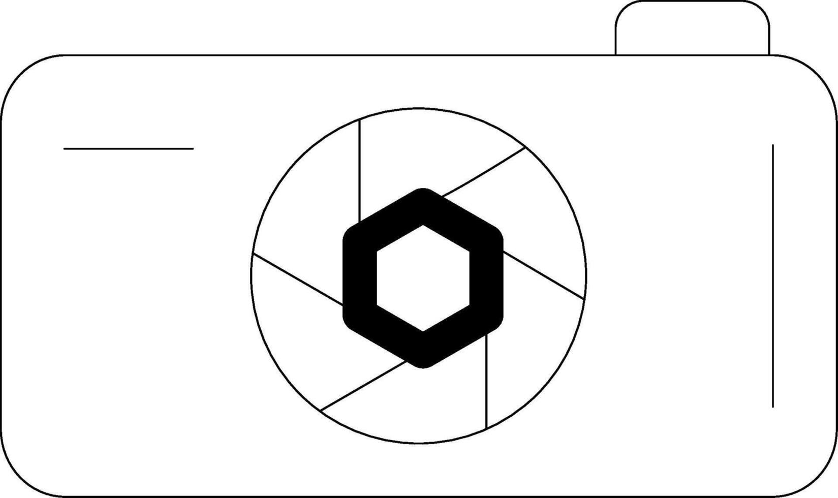 Camera Line Icon vector