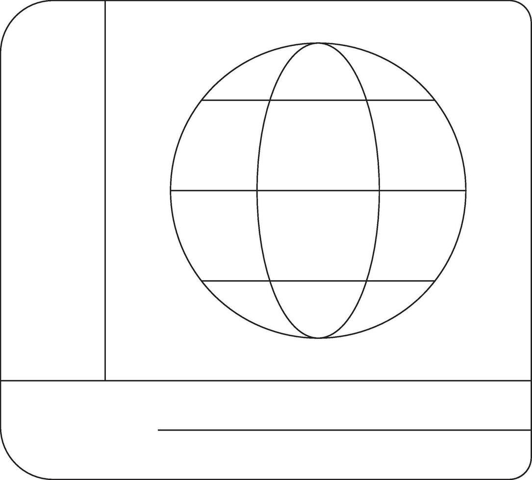 Encyclopedia Line Icon vector