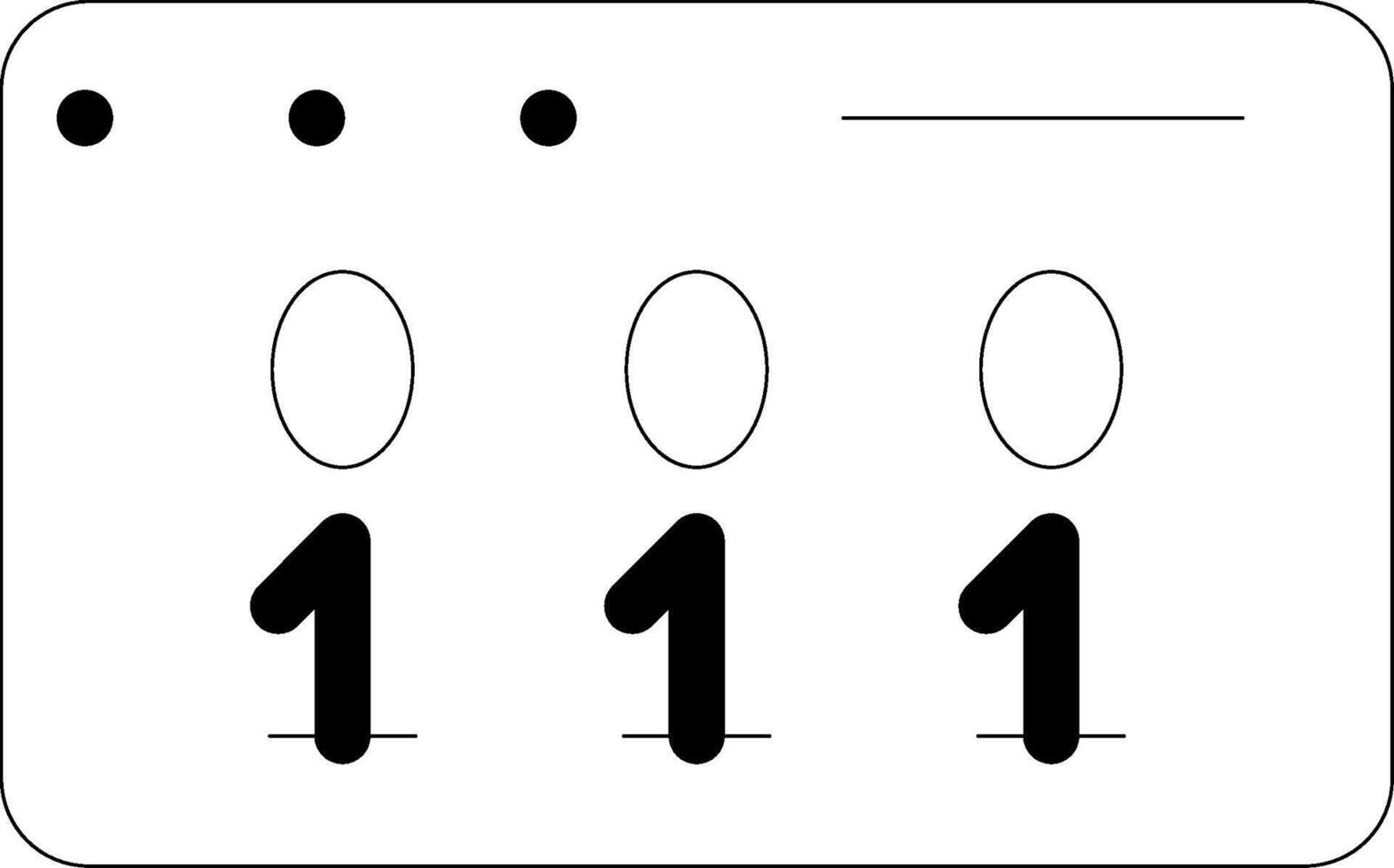 Web Coding Line Icon vector