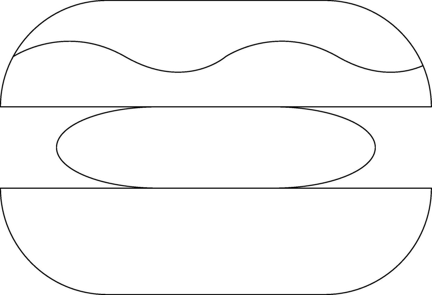 Macarons Line Icon vector