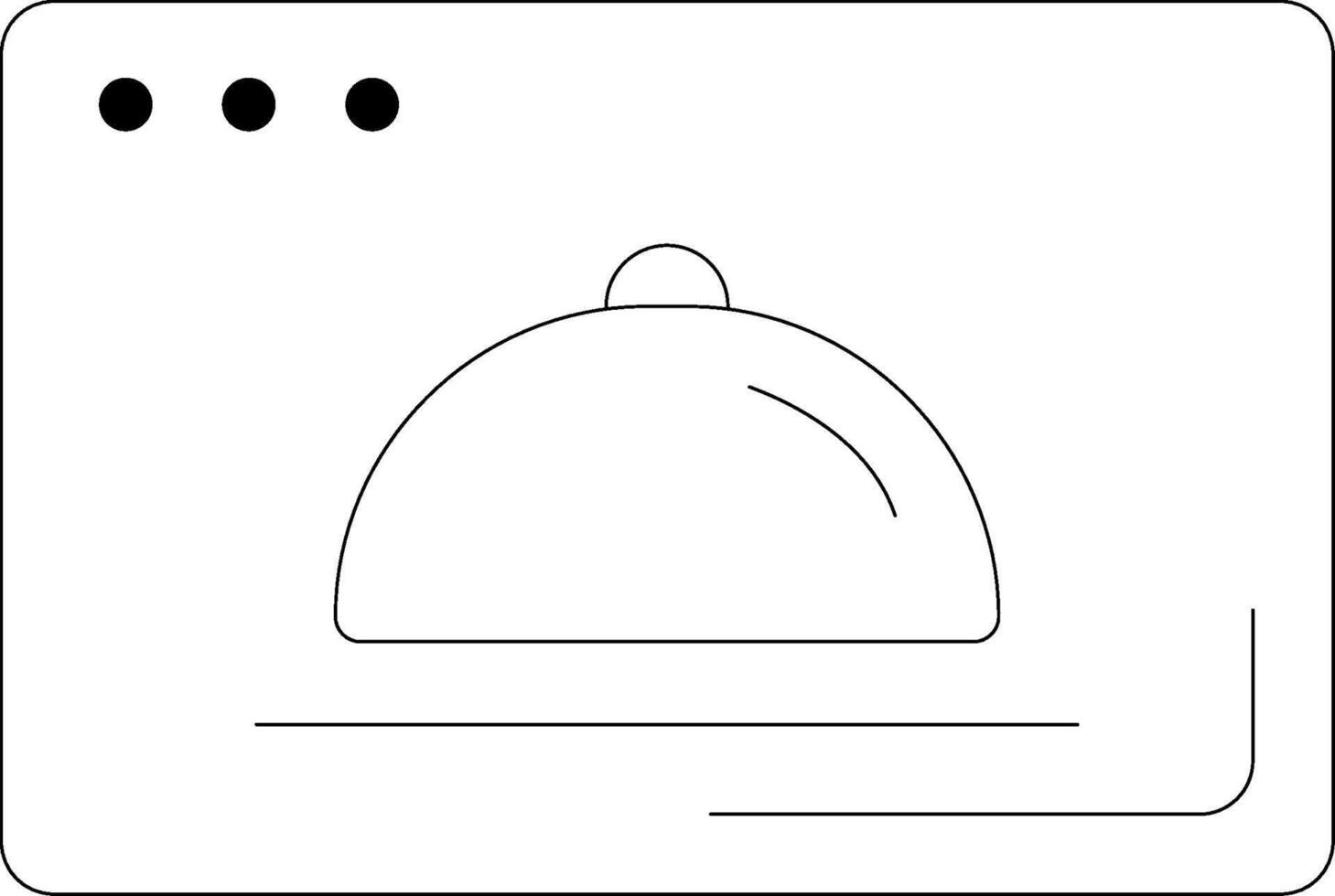 Food Line Icon vector