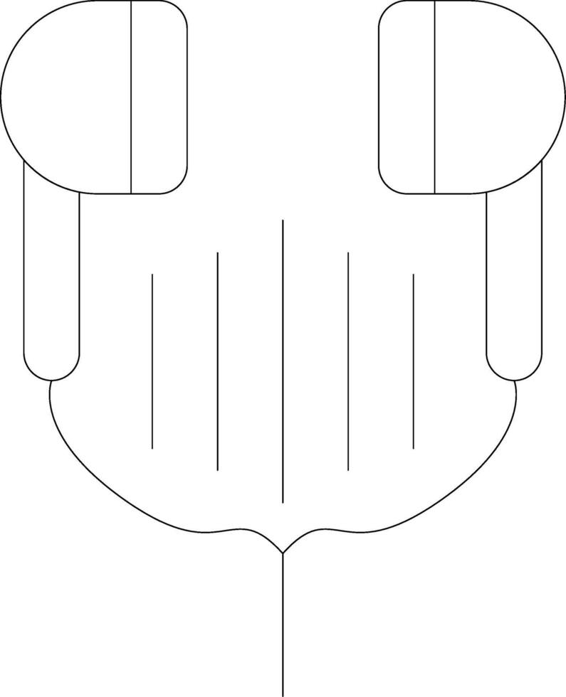 Music Line Icon vector