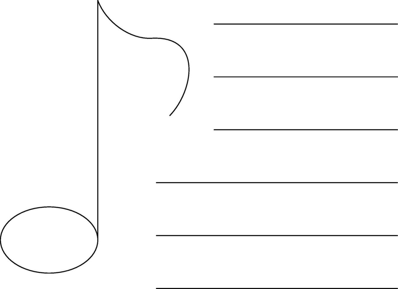 Playlist Line Icon vector