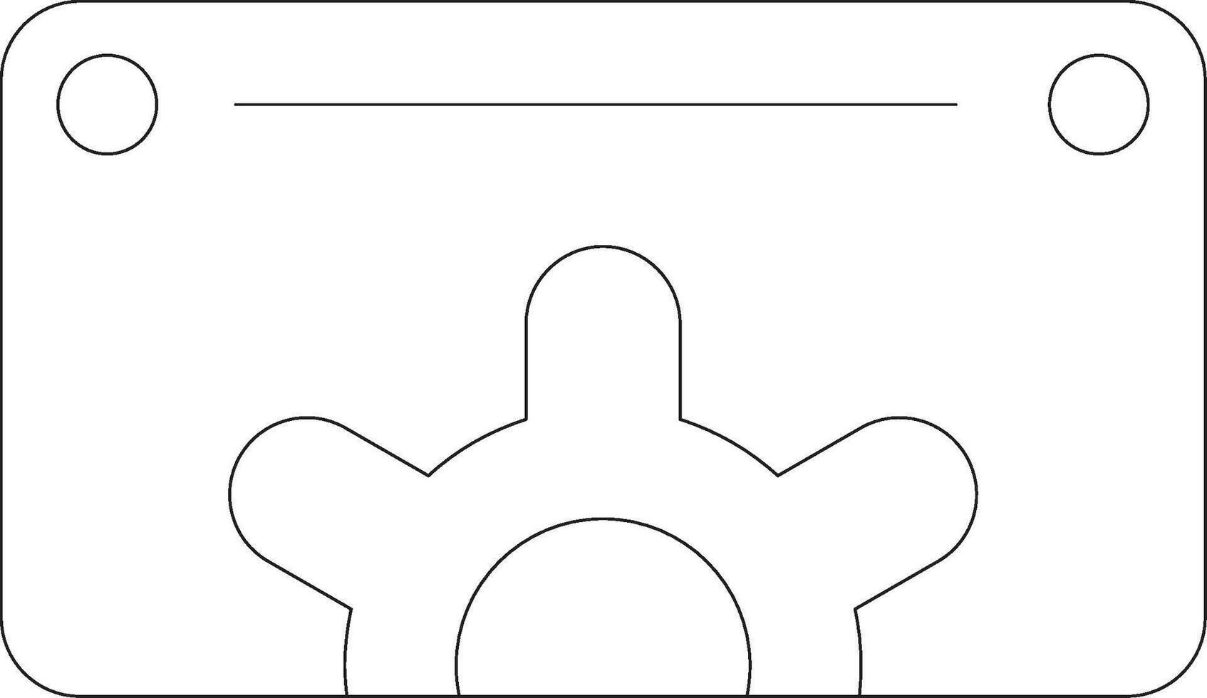 Website Line Icon vector