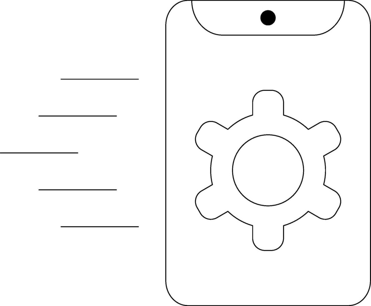 App Development Line Icon vector