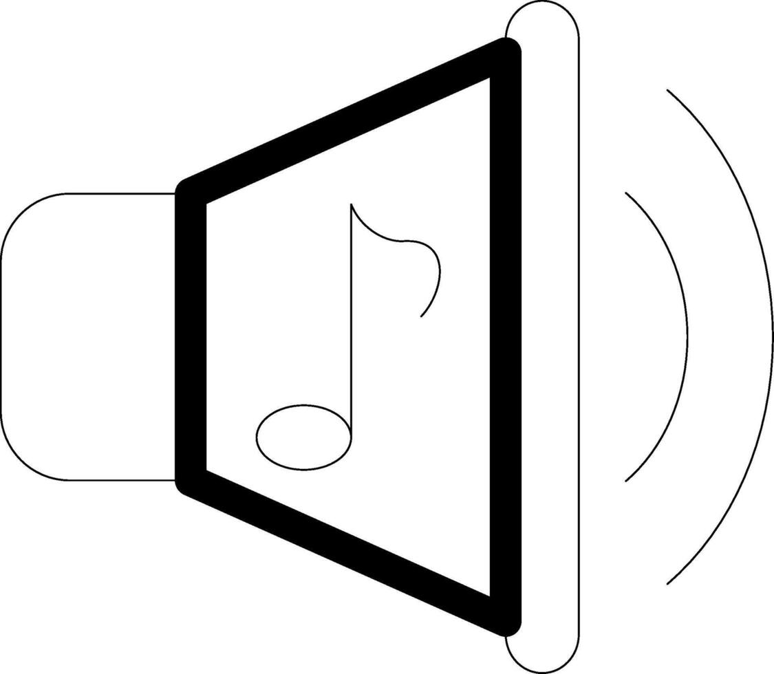 Sound Line Icon vector
