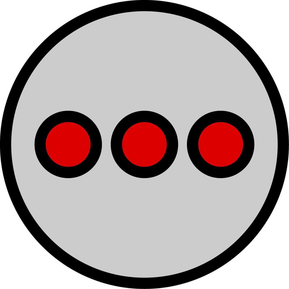 Menu Line Filled Icon vector