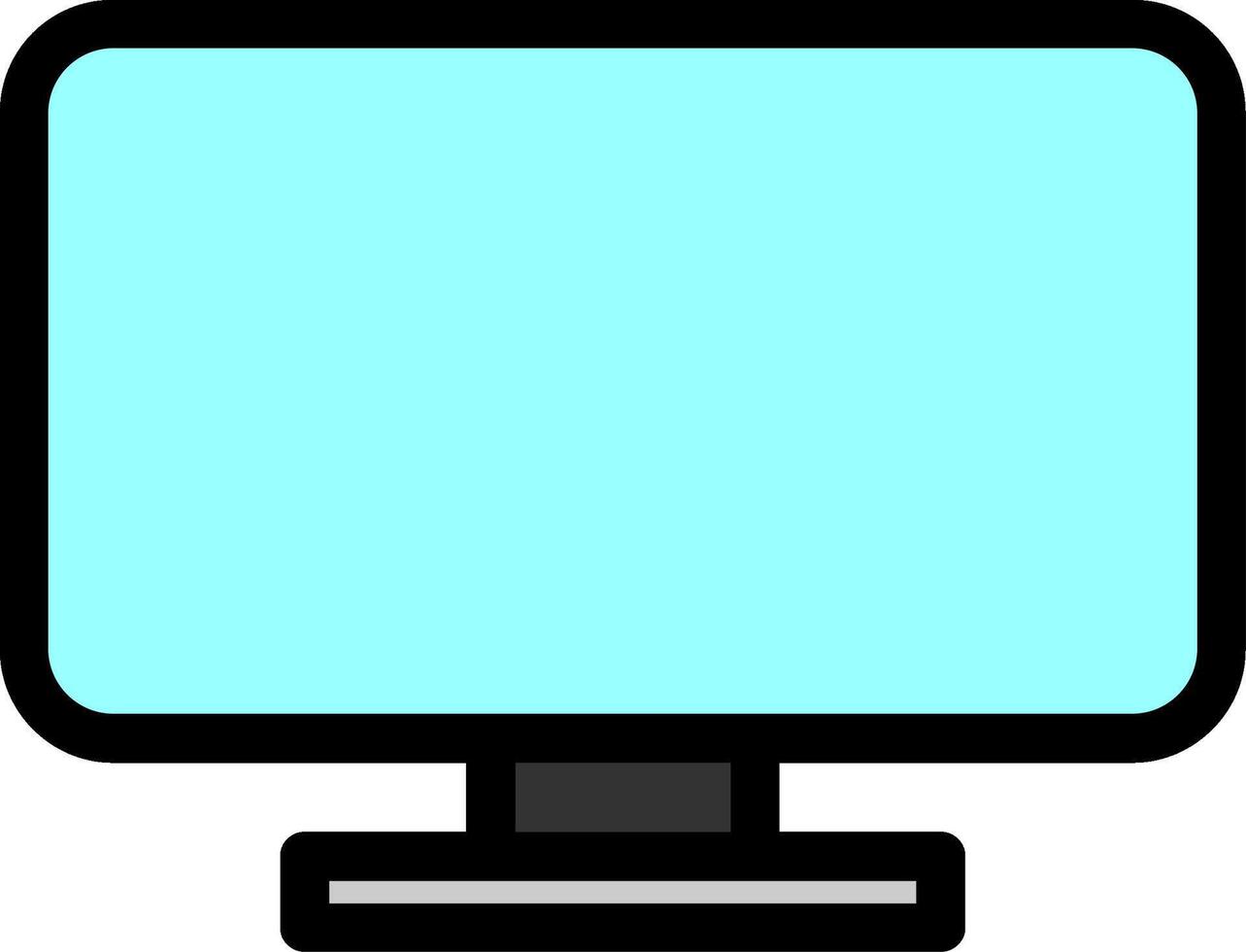 Lcd Line Filled Icon vector