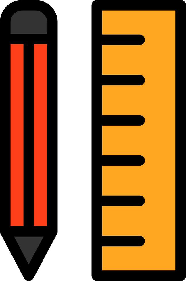 Stationary Line Filled Icon vector