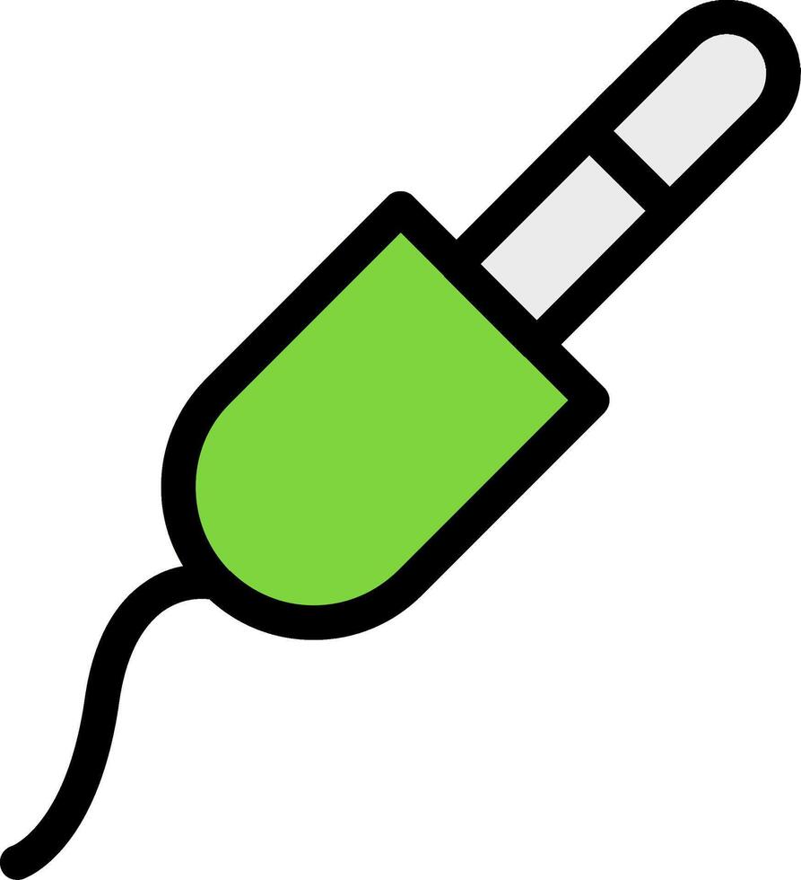 Audio Jack Line Filled Icon vector
