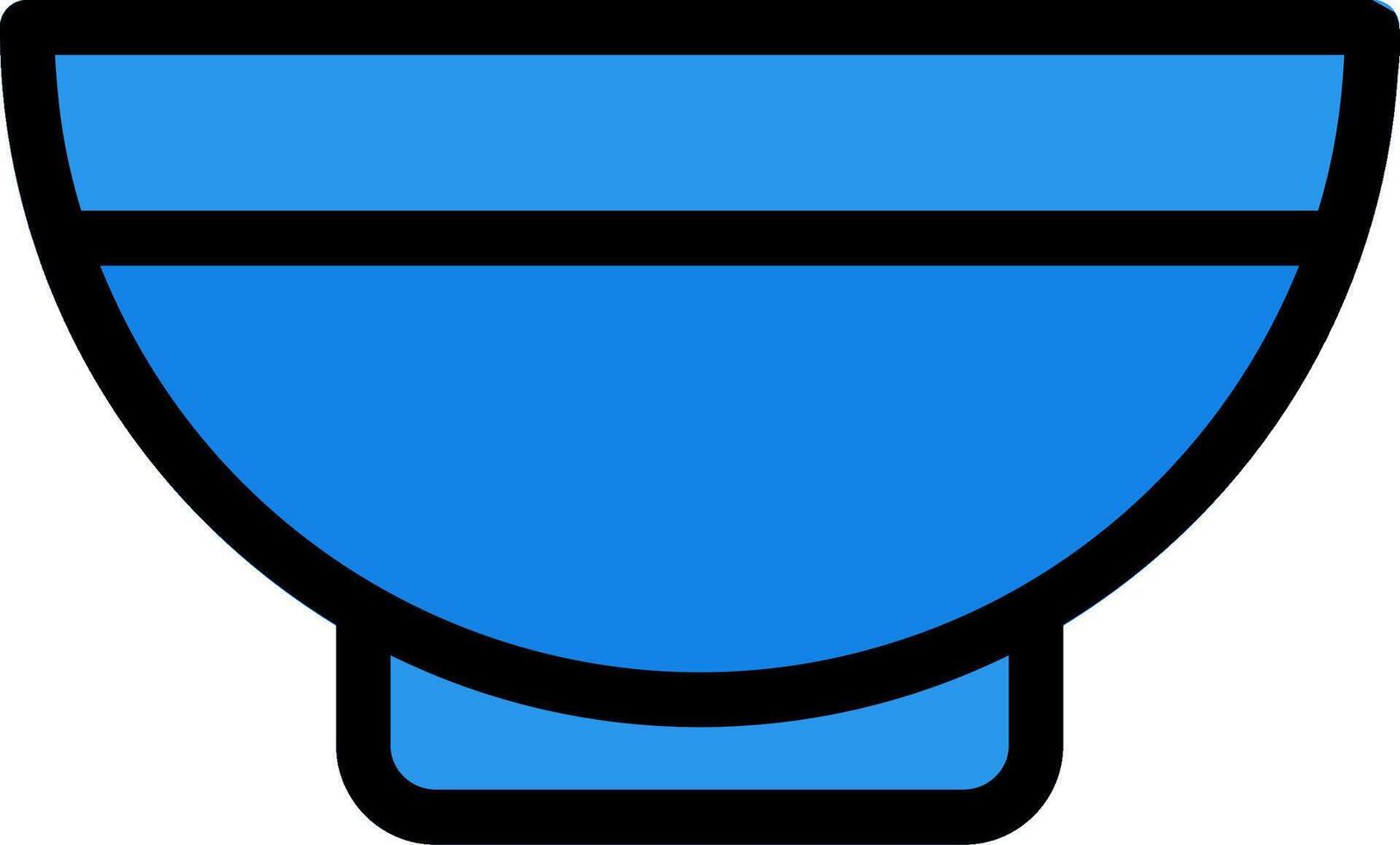 Bowl Line Icon vector