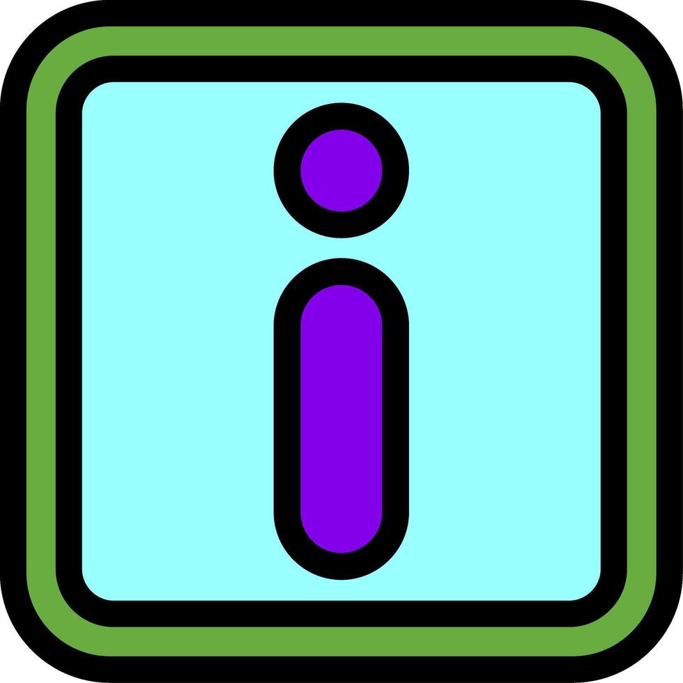 Info Line Icon vector