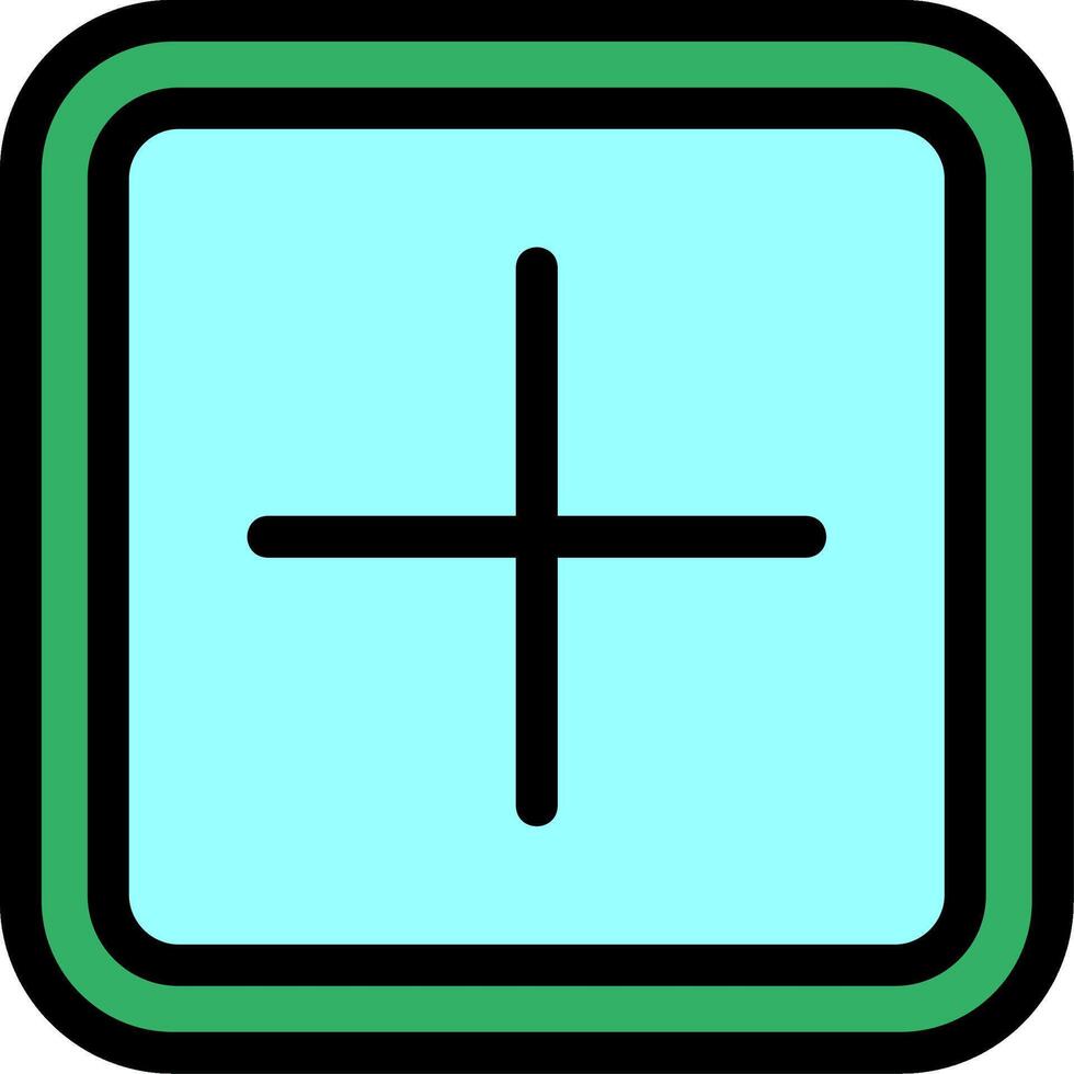 Plus Line Icon vector