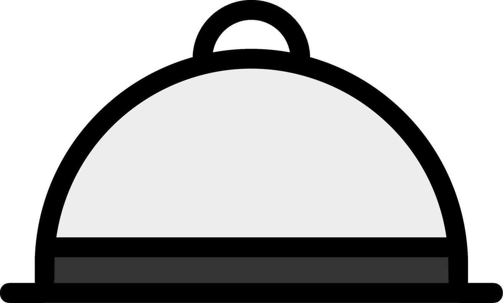 Dish Line Icon vector