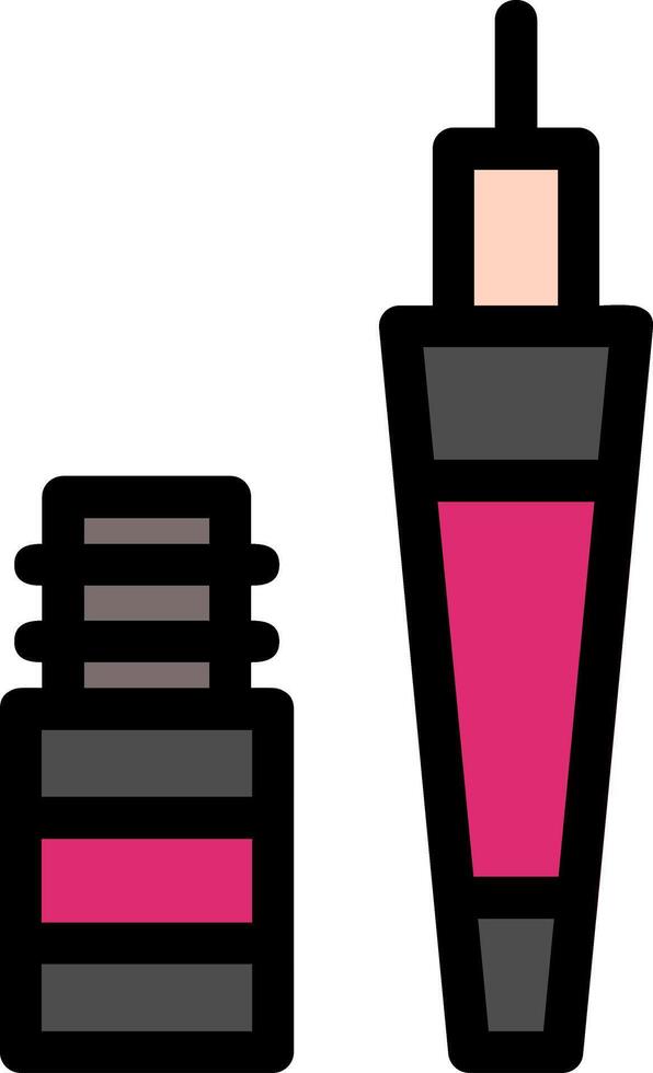Eye Liner Line Icon vector