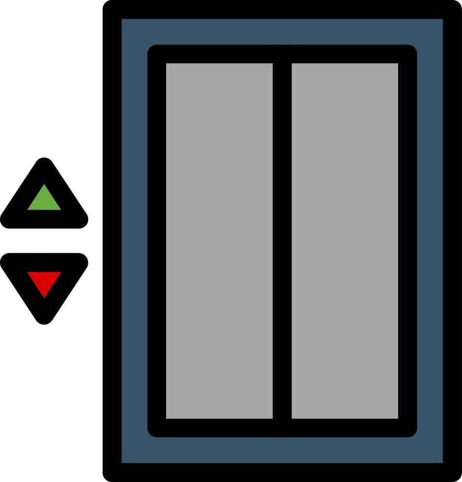 Elevator Line Icon vector