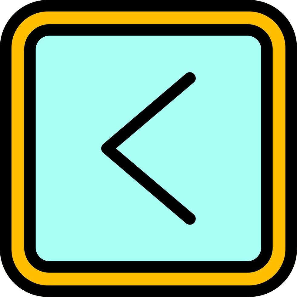 Left Line Icon vector