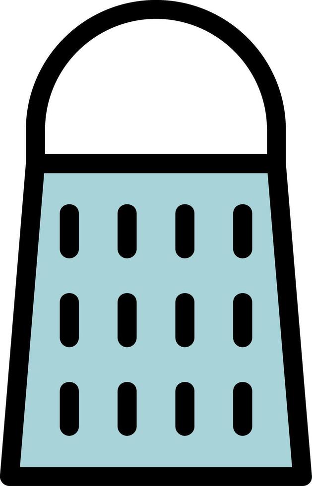 Grater Line Icon vector