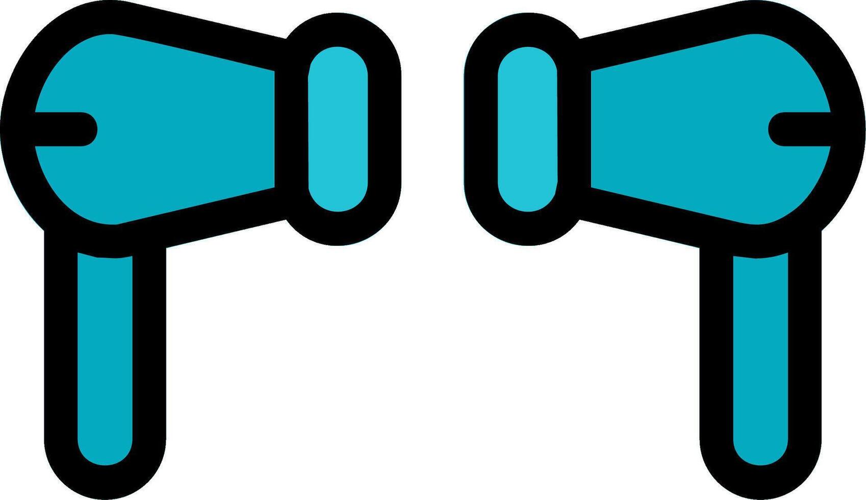 Earpods Line Icon vector