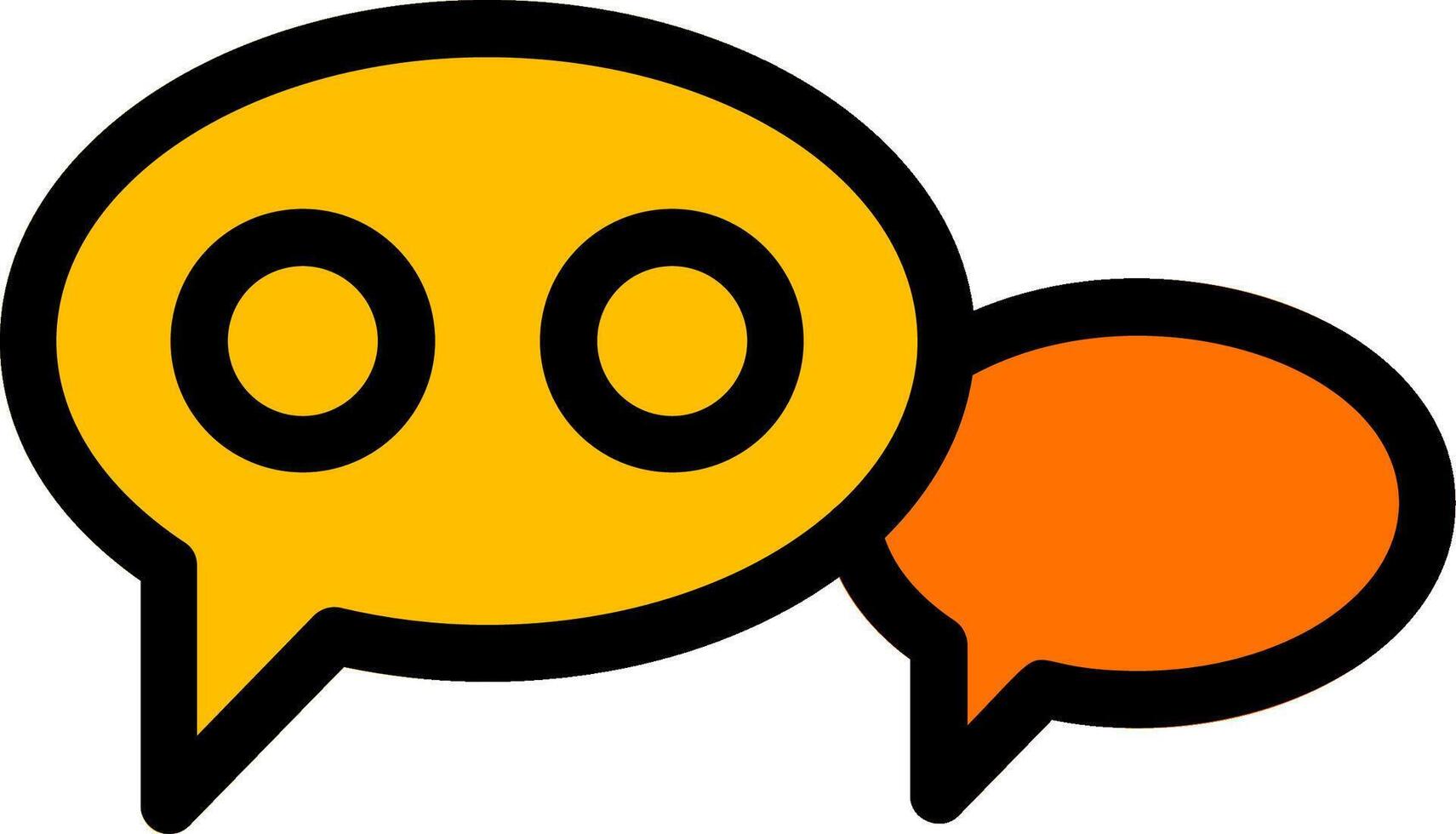 Chat Line Icon vector