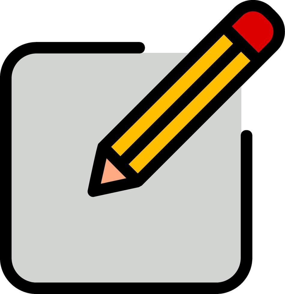 Edit Line Icon vector