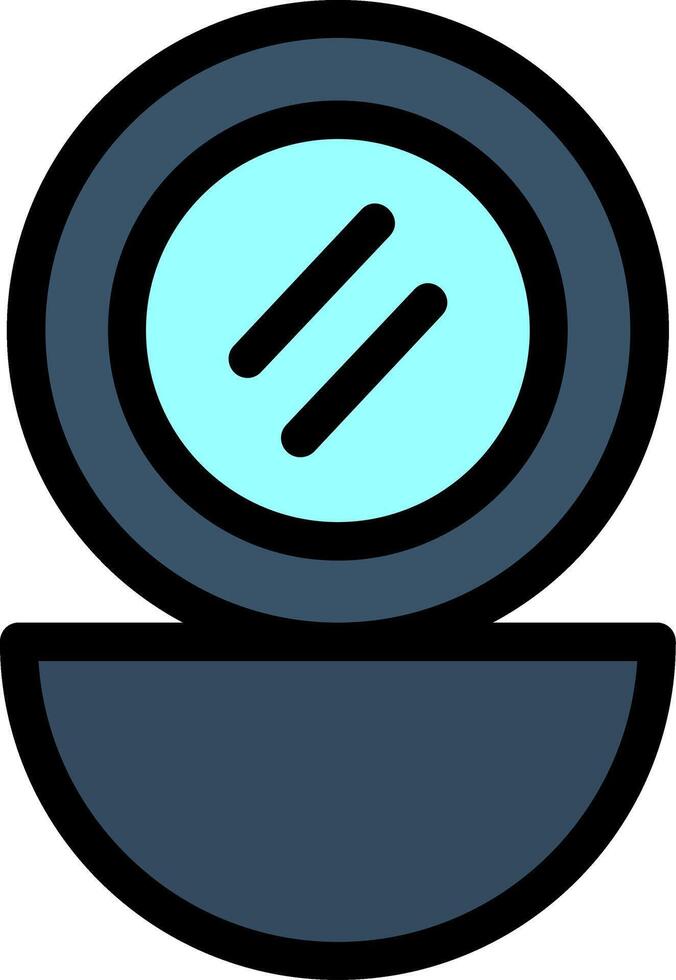 Powder Line Icon vector