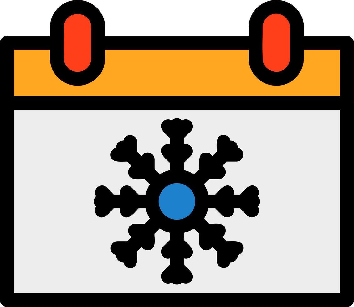 Winter Season Line Icon vector